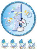 Baby 1 Jahr Tortenaufleger