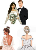 Cake topper Braut. Hochzeit Mädchen Tortenaufleger,Geburtstag,Tortendeko,