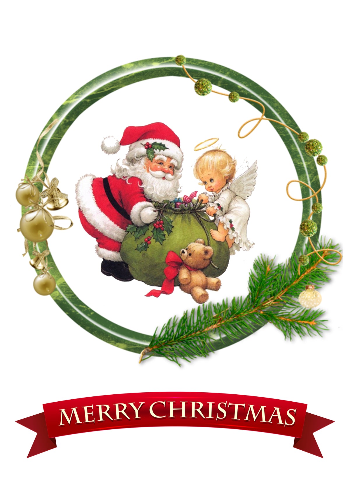 Weihnachten №9 Tortenaufleger