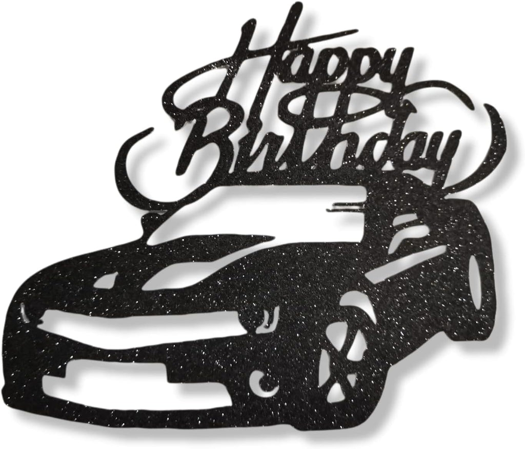 Auto Happy Birthday Cake Topper Geburtstag Torten Stecker Kuchen Deko