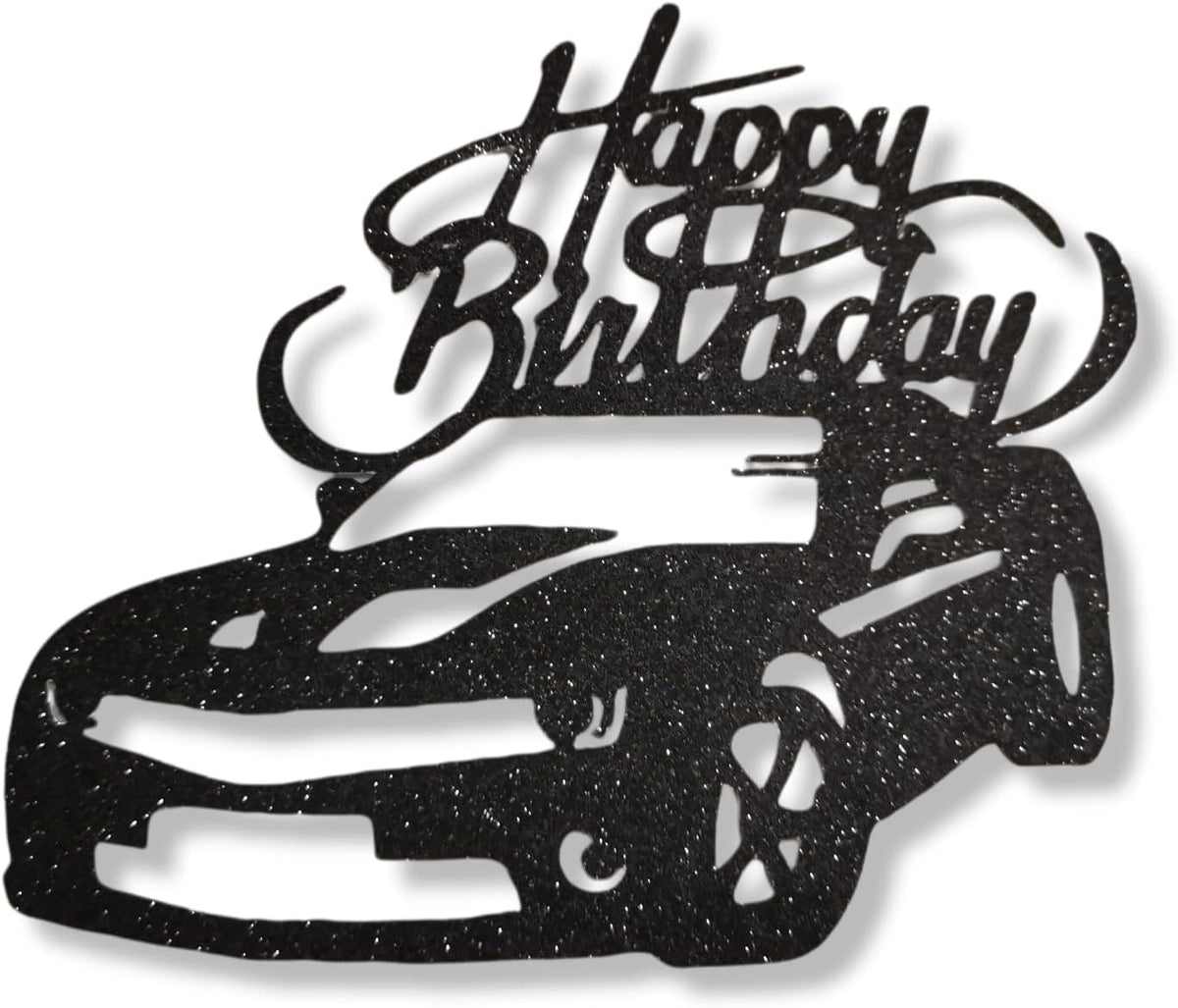 Auto Happy Birthday Cake Topper Geburtstag Torten Stecker Kuchen Deko