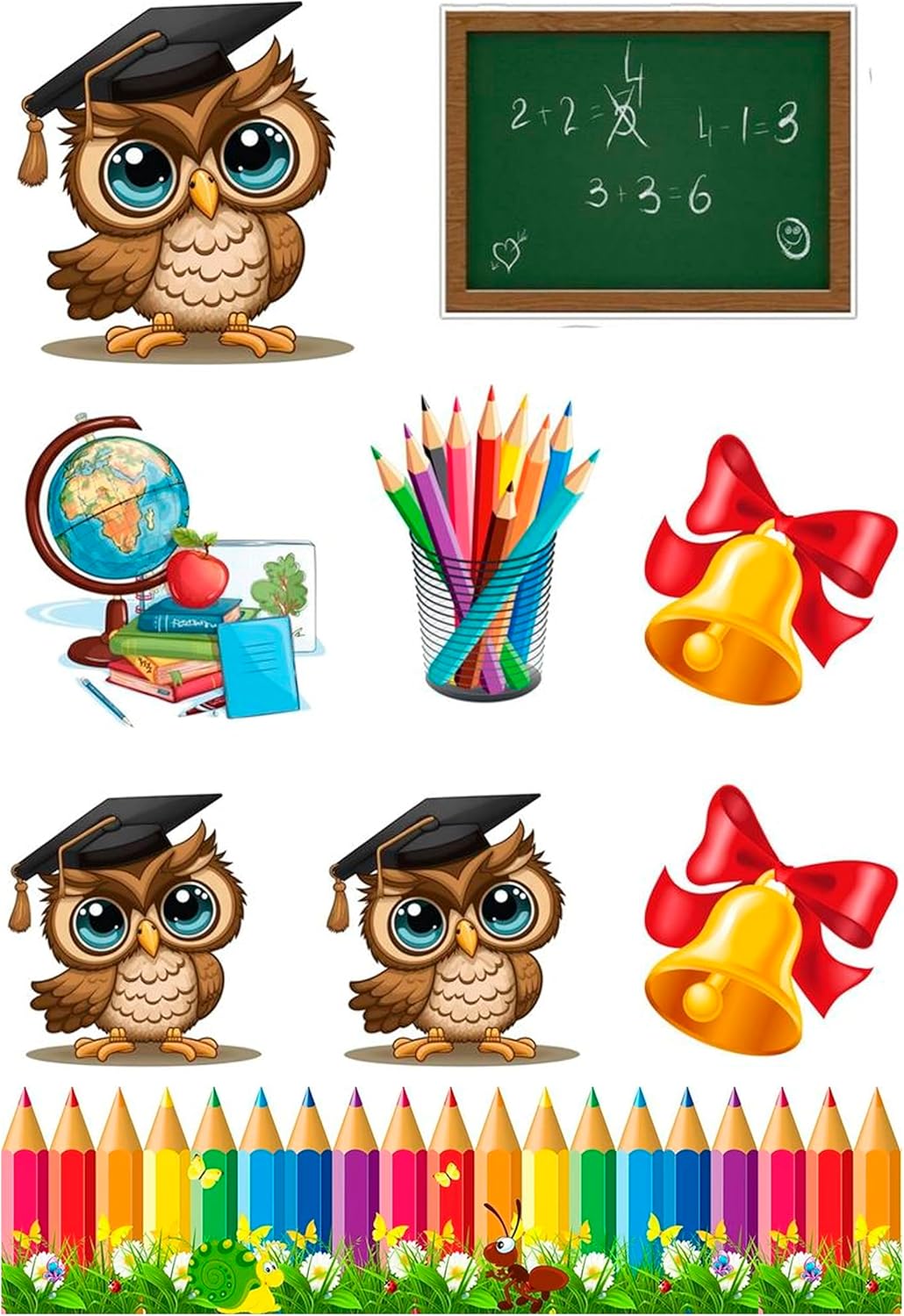 Kinder schule einschulung Cake Topper,Tortenaufleger, Oblate Premium