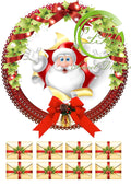 Weihnachten №5 Tortenaufleger,Geburtstag,Tortendeko Deckopapier Zuckerpapier
