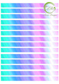 Bänder Band Bordüre Regenbogen  , Tortenaufleger,Geburtstag,