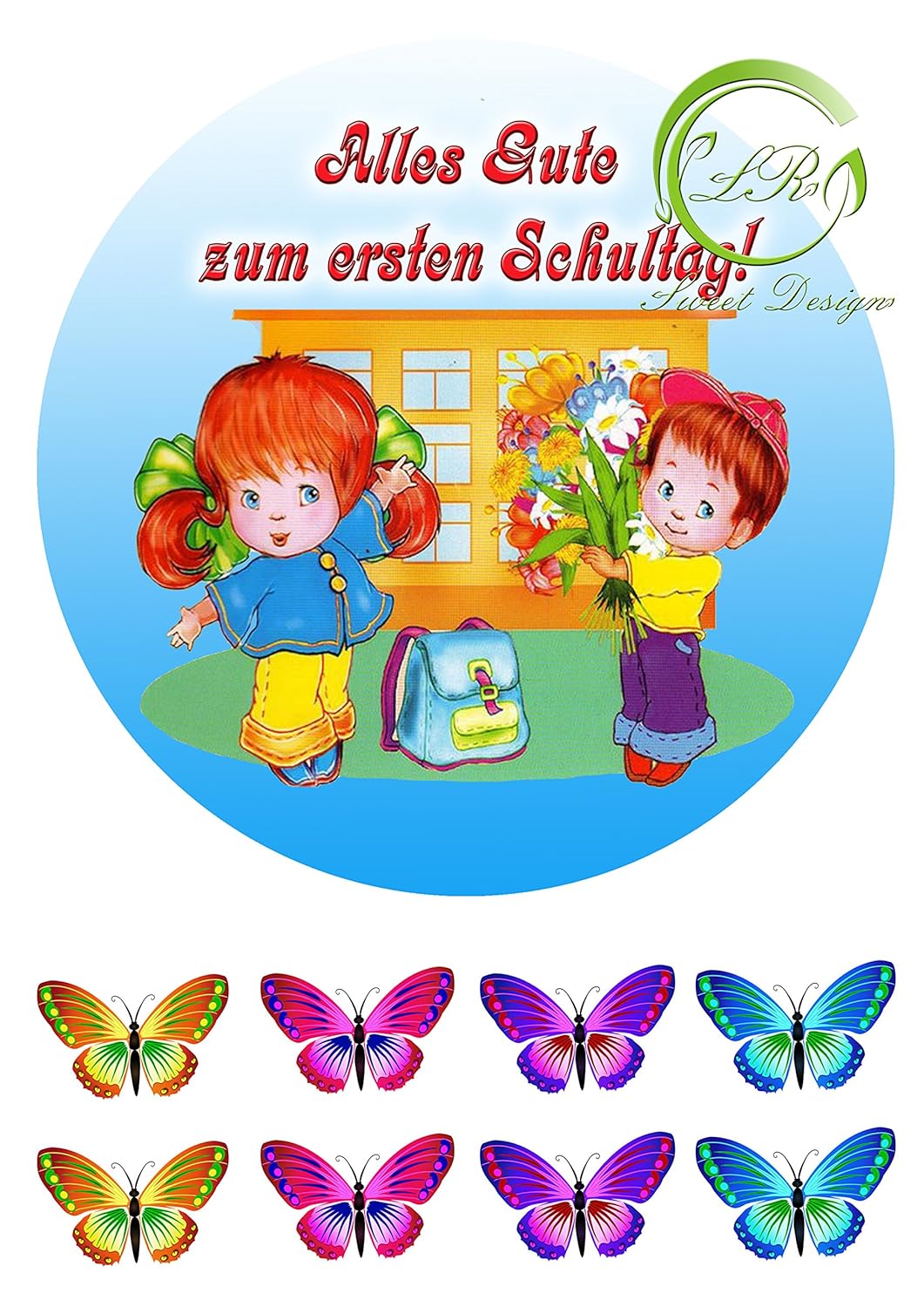 Einschulung №2 Tortenaufleger