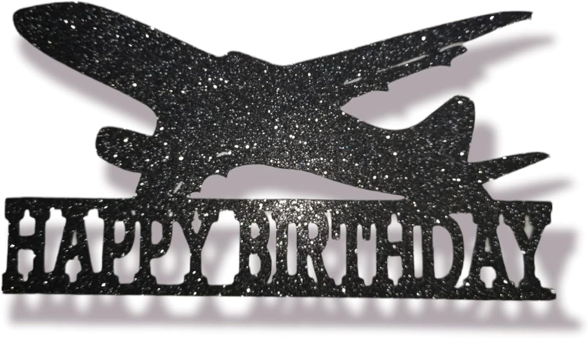 Flugzeug Happy Birthday Cake Topper Geburtstag Torten Stecker Kuchen Deko