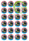 , Piraten 24 Muffinaufleger, Tortenaufleger,Geburtstag,Tortendeko,