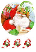 Weihnachten №3 Tortenaufleger,Geburtstag,Tortendeko Deckopapier Zuckerpapier