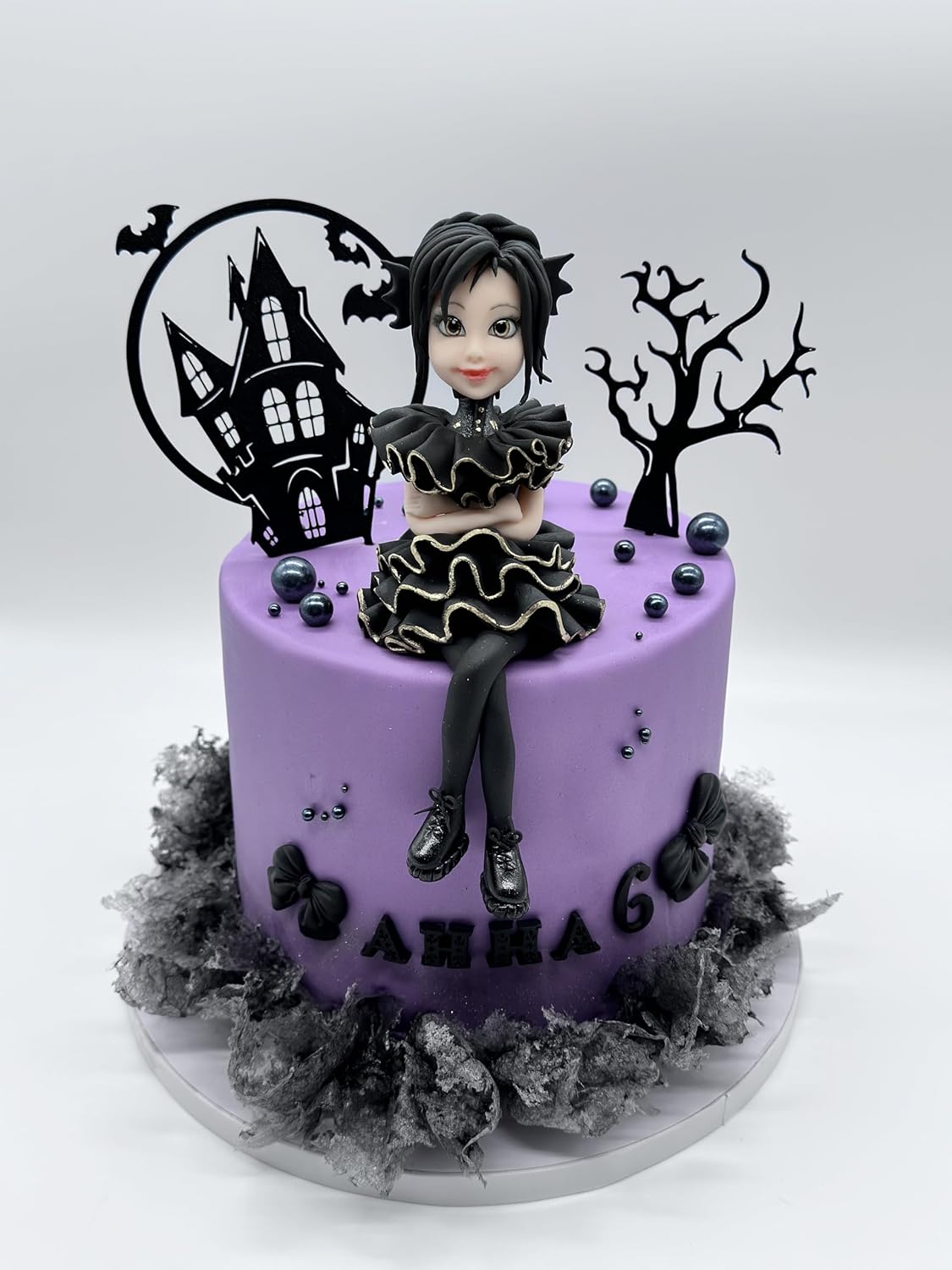 Wednesday, 2x stück Tortendeko Cake Topper Geburtstag Torten Stecker Silk schwarz