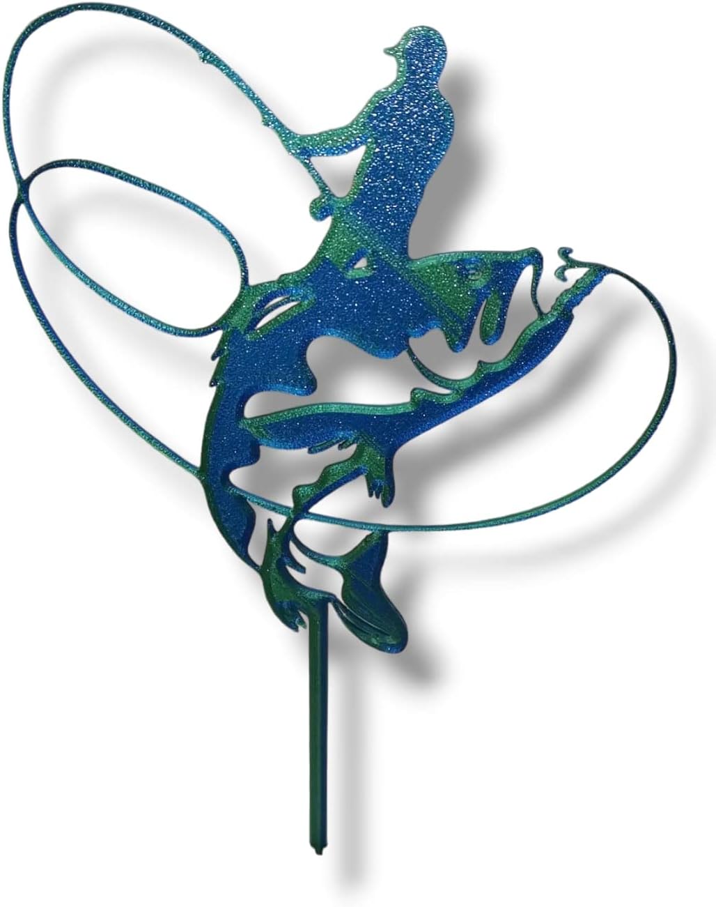 Fisching, Fisch Angler Haken Cake Topper Geburtstag Torten Stecker