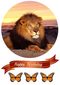 Löwe Tortenaufleger,Geburtstag,Tortendeko Ca. 20Ø