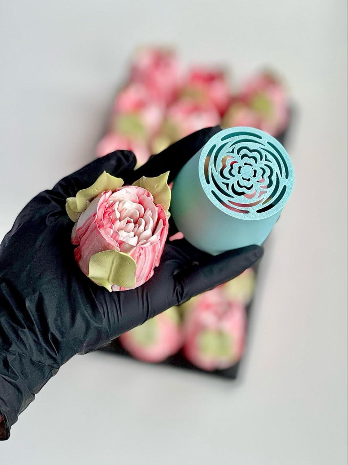Russische Tüllen №3, Tulpe für Spritzbeutel 3x set,XXL