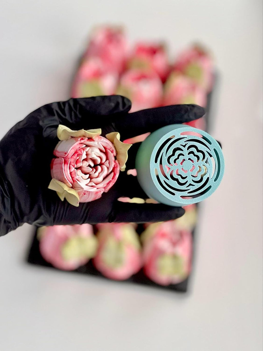 Russische Tüllen №3, Tulpe für Spritzbeutel 3x set,XXL