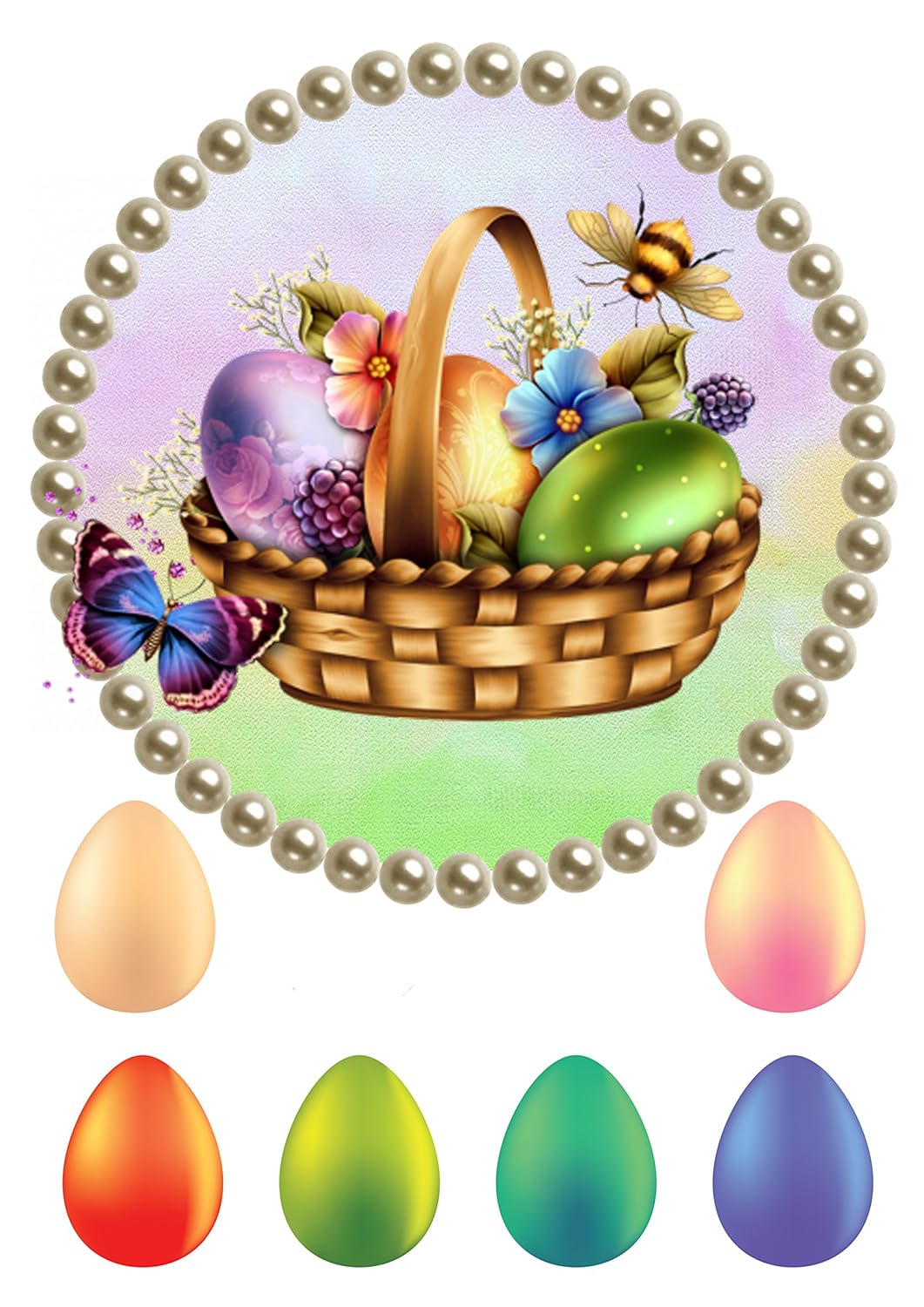 Ostern  Tortenaufleger