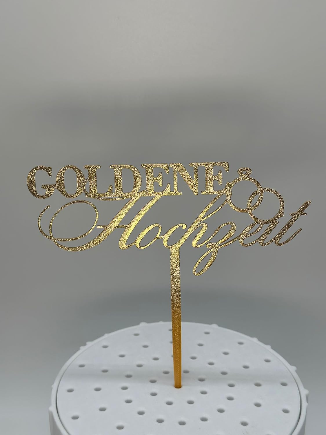Goldene Hochzeit, Cake Topper Geburtstag Torten Stecker