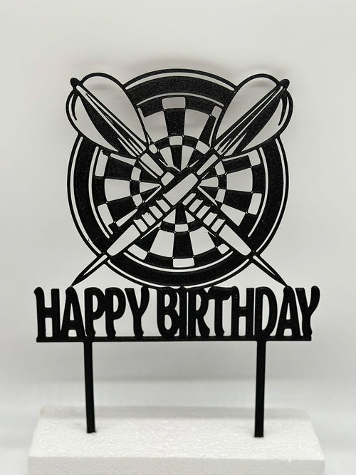 Dart, Cake Topper Geburtstag Torten Stecker