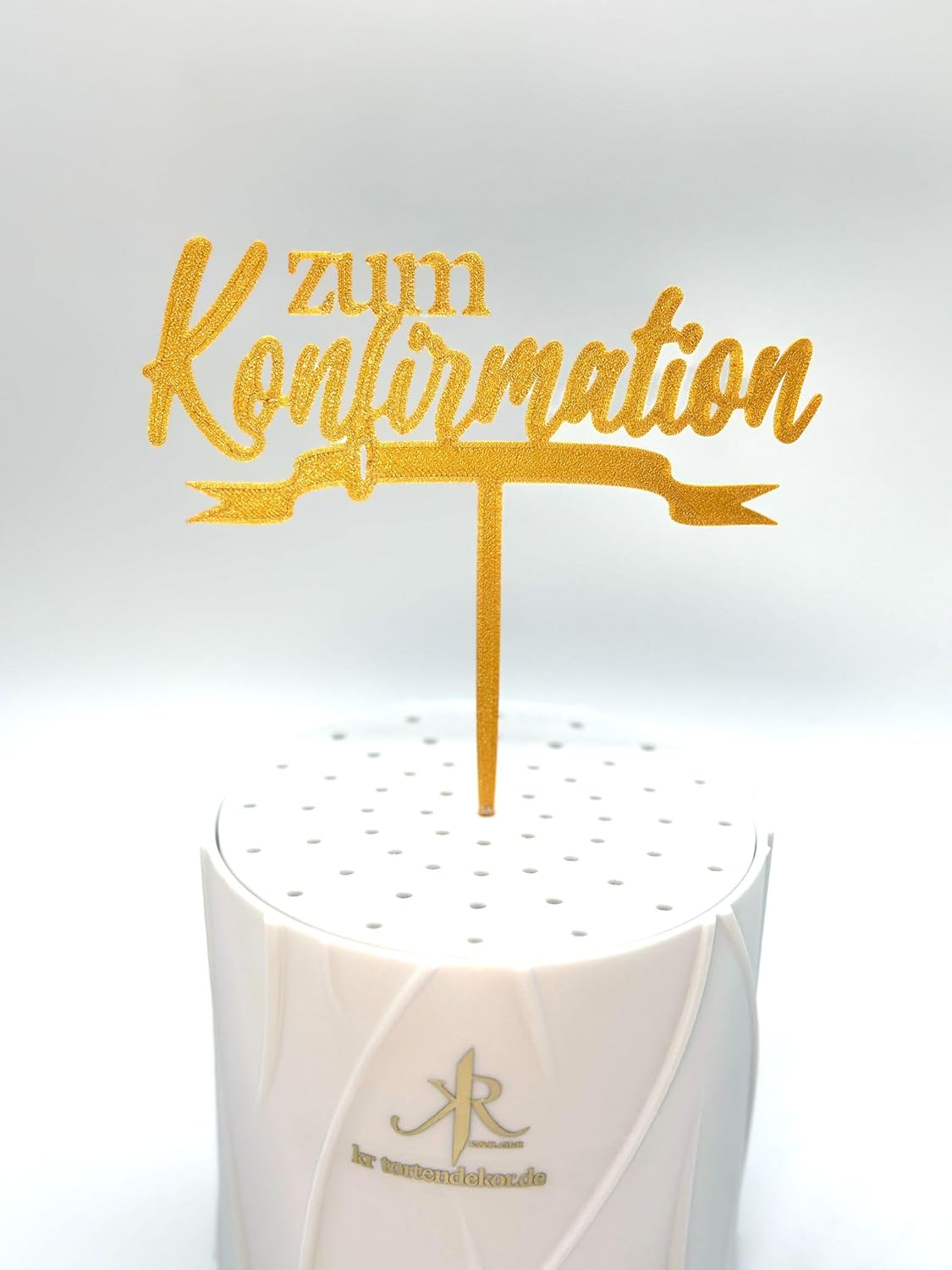 zum Konfirmation Cake Topper Geburtstag Torten Stecker