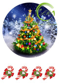 Weihnachten №2 Tortenaufleger,Geburtstag,Tortendeko,