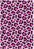 Torten Aufleger topper Leopard Rosa print