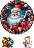 Weihnachten, Christmas Cake Topper,Tortenaufleger, 20cm Oblate Premium