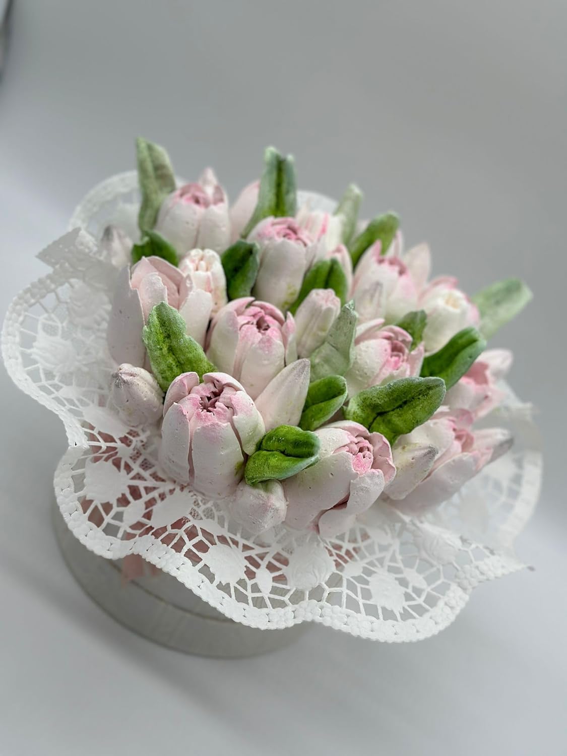 Russische Tüllen №8, Tulpe für Spritzbeutel 2x set+Blatt