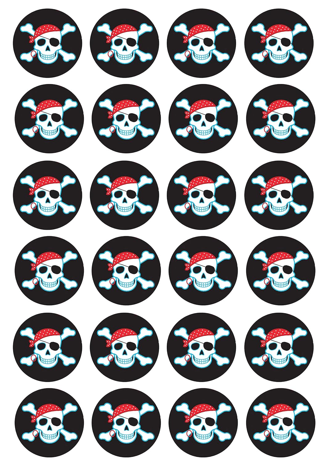 Piraten 24 Muffinaufleger