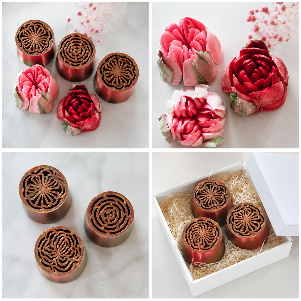Russische Tüllen №11, Tulpe für Spritzbeutel 3x set,XXL