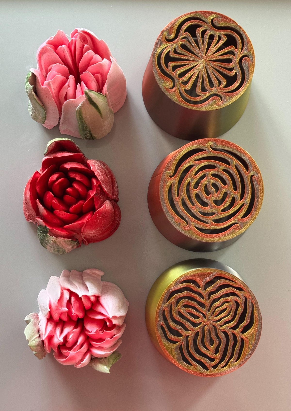 Russische Tüllen №11, Tulpe für Spritzbeutel 3x set,XXL