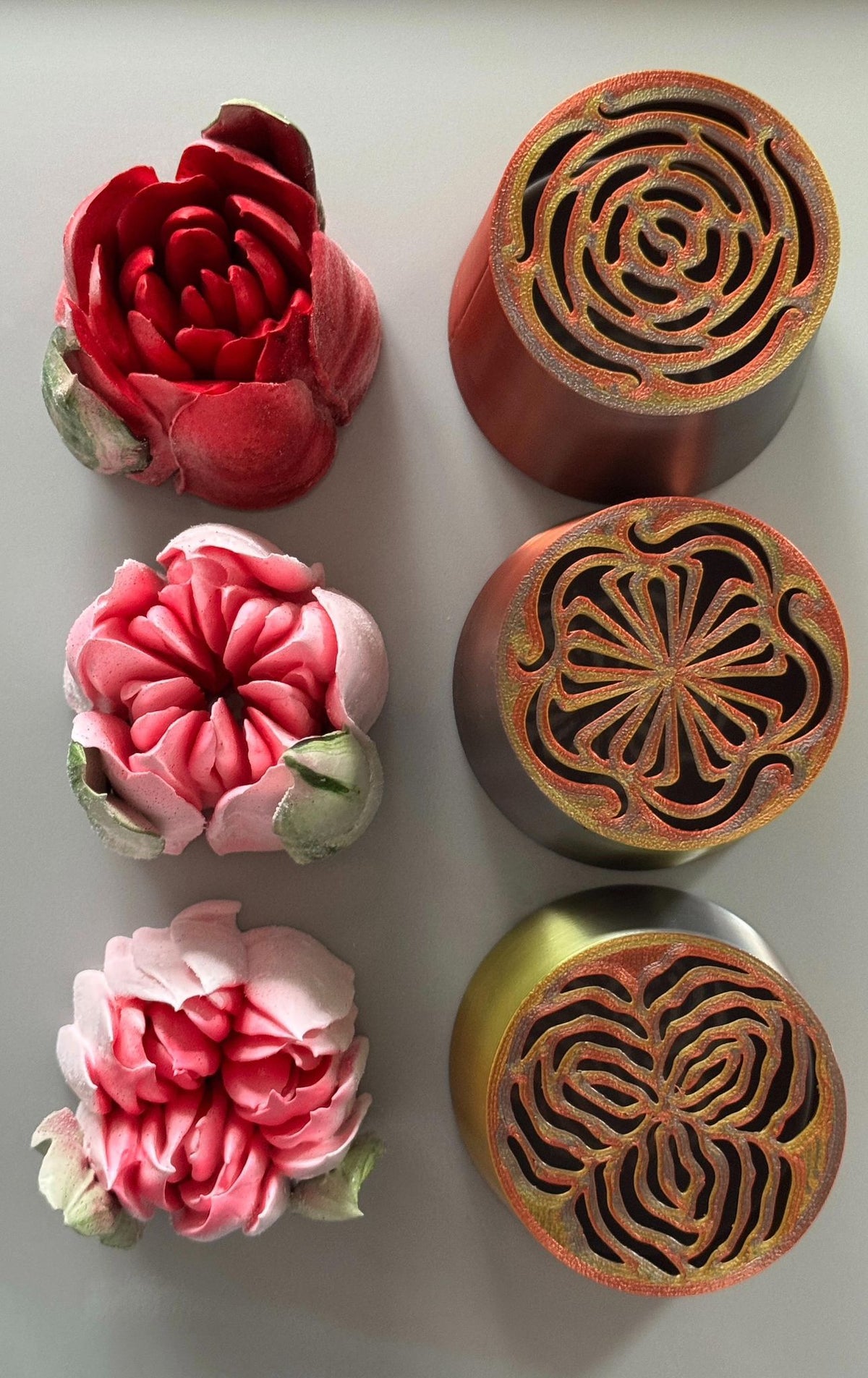 Russische Tüllen №11, Tulpe für Spritzbeutel 3x set,XXL