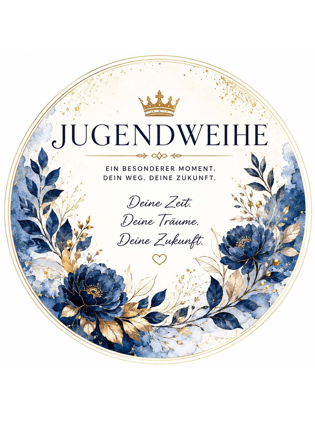 Jugendweihe 20cm Tortenaufleger