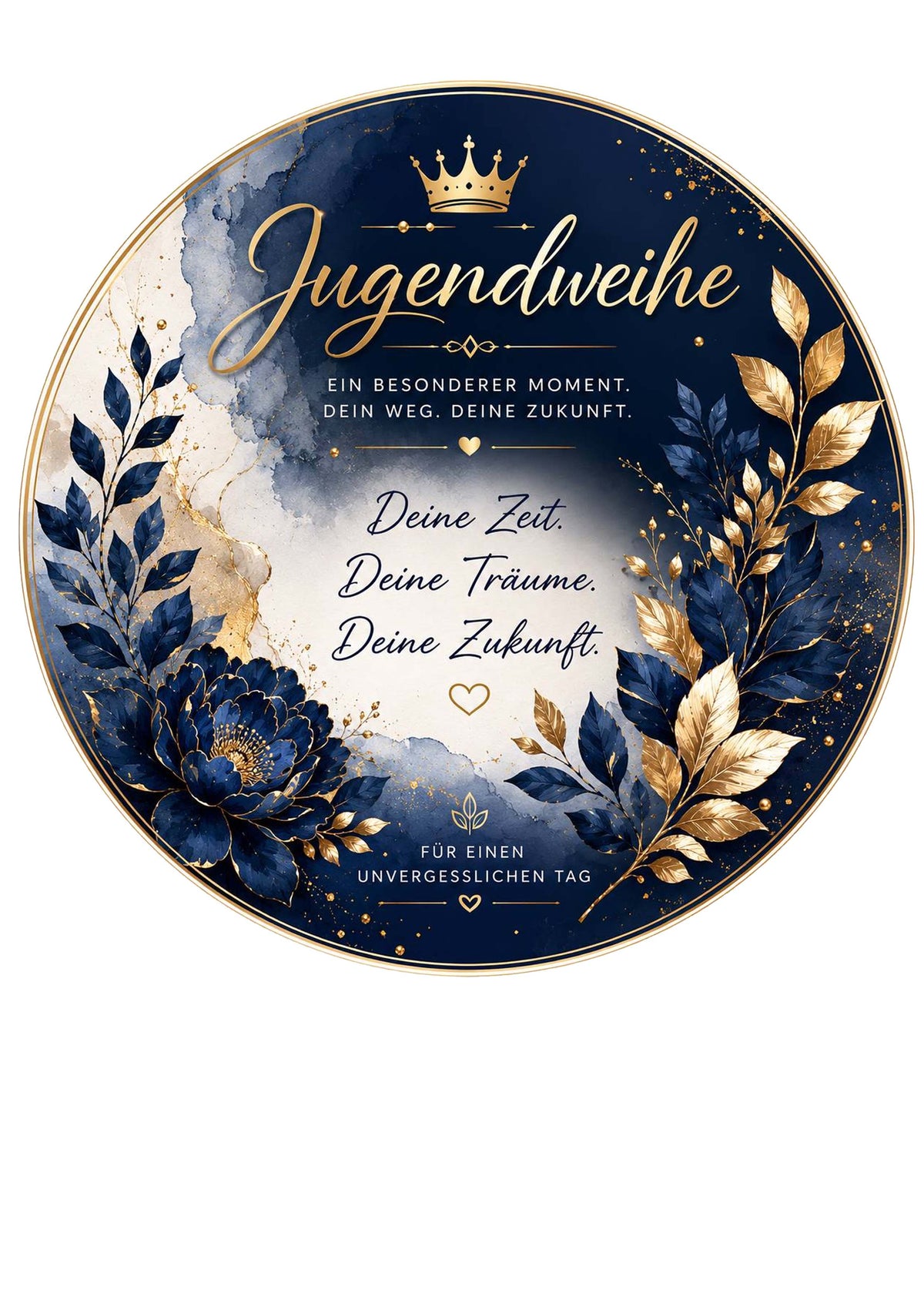 Jugenweihe 20cm Tortenaufleger